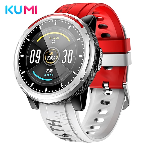 

KUMI M1 Smart Watch 1.28 inch Smartwatch Fitness Running Watch Bluetooth Call Reminder Activity Tracker Sleep Tracker Compatible with Android iOS Women Men Message Reminder Step Tracker IP 67