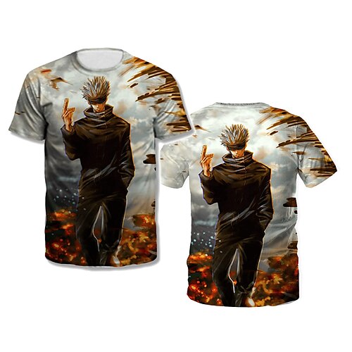 

Inspired by Jujutsu Kaisen Ryomen Sukuna T-shirt Anime 100% Polyester Anime 3D Harajuku Graphic T-shirt For Men's / Women's / Couple's