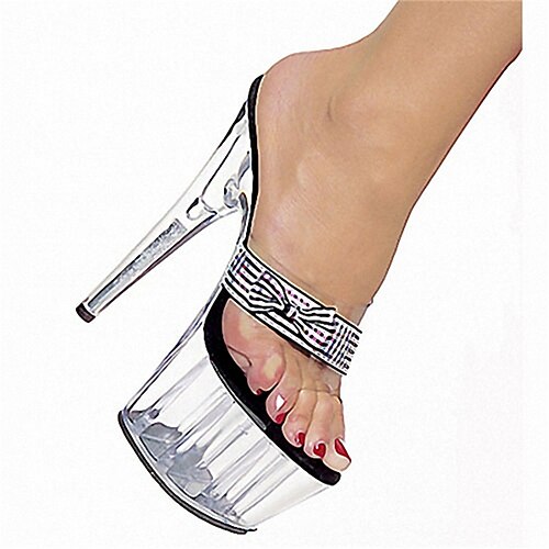 

Damen Sandalen Party Strand Schnalle Pumps Runde Zehe Peep Toe PU Leder Halbschuhe Einfarbig Schwarz Rosa Rot