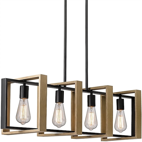 

90 cm Pendant Light LED Metal Industrial Classic Stylish Gold Black Artistic Modern 220-240V