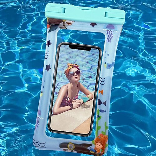 

3 Pack Waterproof Phone Pouch Portable Shockproof Water Resistant [30m / 98ft] IPX8 Phone Case Dry Bag for For iPhone 13 Pro mini 12 11 XR Max Samsung Galaxy S21 S20 A32 A22 Swimming Snorkeling