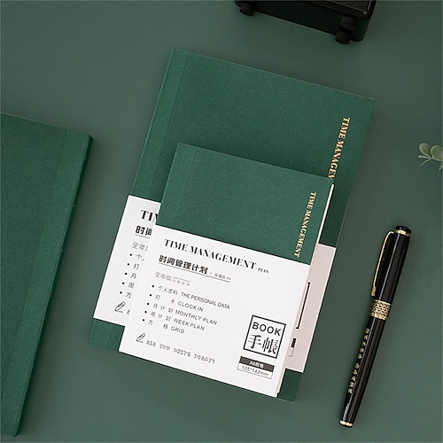 

2022 Daily Weekly Monthly Planner A5 5.8×8.3 Inch Classic PU Hardcover Agenda Planner 200 Pages for School Office Student