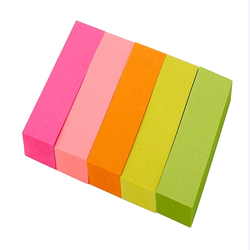 

5 pcs Sticky notes Colorful Paper Self-adhesive Post It Notes for School Office Business