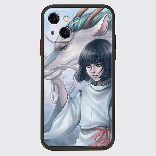 

Spirited Away Anime Phone Case For Apple iPhone 13 Pro Max 12 11 SE 2022 X XR XS Max 8 7 Unique Design Protective Case Shockproof Dustproof Transparent Back Cover TPU