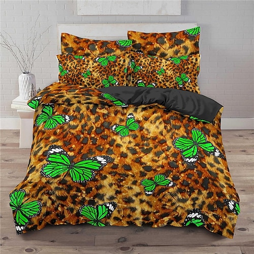 

Butterflies Duvet Cover Set Quilt Bedding Sets Comforter Cover,Queen/King Size/Twin/Single/(Include 1 Duvet Cover, 1 Or 2 Pillowcases Shams),3D Prnted