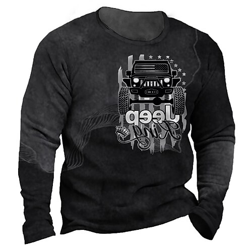 

Men's Unisex Sweatshirt Pullover Graphic Prints Car Print Daily Sports 3D Print Casual Vintage Hoodies Sweatshirts Black