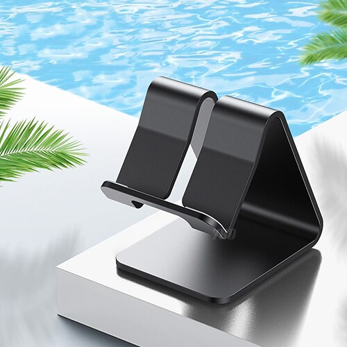 

Cell Phone Holder Stand Mount Portable Lightweight Solid Phone Stand for Desk Compatible with All Mobile Phone Phone Accessory