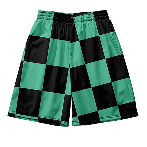 

Inspired by Demon Slayer: Kimetsu no Yaiba Kamado Nezuko Agatsuma Zenitsu Kamado Tanjirou Beach Shorts Board Shorts 100% Polyester Anime Harajuku Graphic Kawaii Shorts For Men's / Women's / Couple's