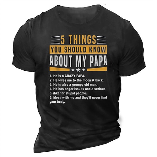 

Men's Unisex T shirt 3D Print Graphic Letter Crew Neck Street Daily Print Short Sleeve Tops Casual Designer Big and Tall Sports Black