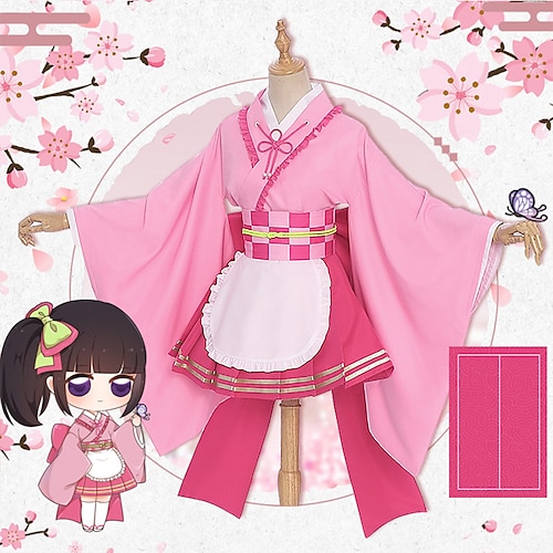 

Inspired by Demon Slayer: Kimetsu no Yaiba Tsuyuri Kanao Anime Cosplay Costumes Japanese Cosplay Suits Kimono Coat For Women's