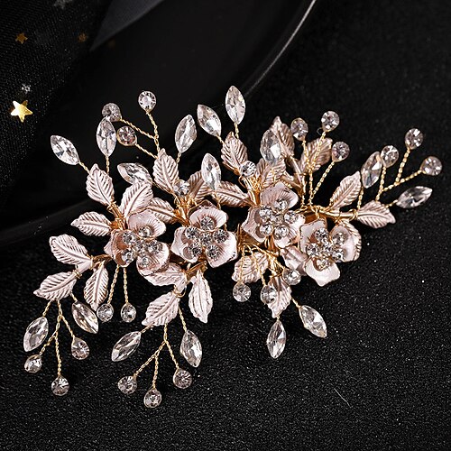 

Headdress Hair Clip Hair Accessory Rhinestone Alloy Wedding Party / Evening Retro With Crystal / Rhinestone Headpiece Headwear