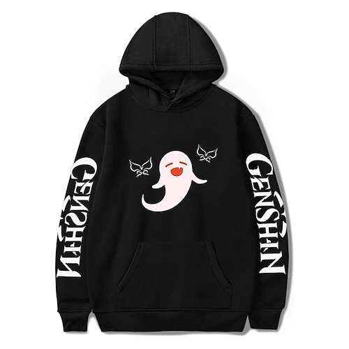 

Inspired by Genshin Impact Hutao Hoodie Anime 100% Polyester Anime Harajuku Graphic Kawaii Hoodie For Men's / Women's / Couple's