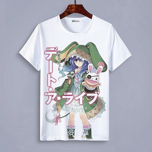 

Inspired by Date A Live Tokisaki Kurumi Cosplay Costume T-shirt 100% Polyester Pattern Harajuku Graphic Kawaii T-shirt For Men's / Women's / Couple's