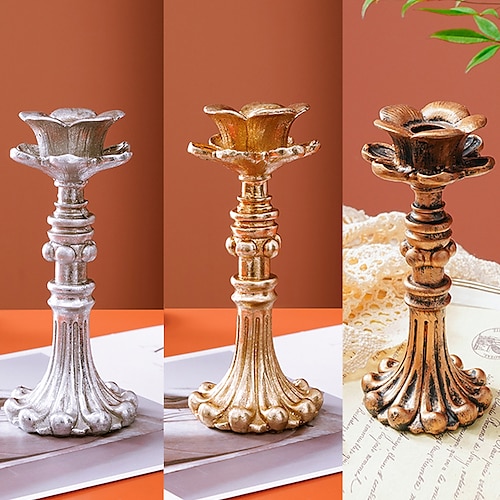 

European Style Resin Candle 1pc Candle Holders