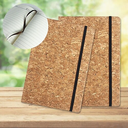 

Leather Notebook Notebook Lined A5 5.8×8.3 Inch Simplicity PU SoftCover Classsic 200 Pages Notebook for School Office Business