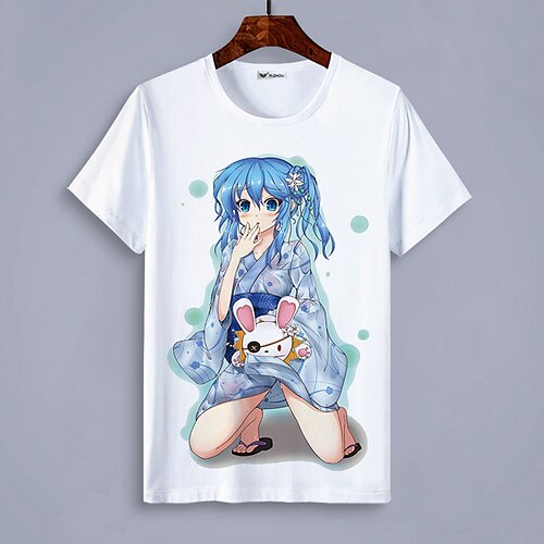 

Inspired by Date A Live Tokisaki Kurumi Cosplay Costume T-shirt 100% Polyester Pattern Harajuku Graphic Kawaii T-shirt For Men's / Women's / Couple's