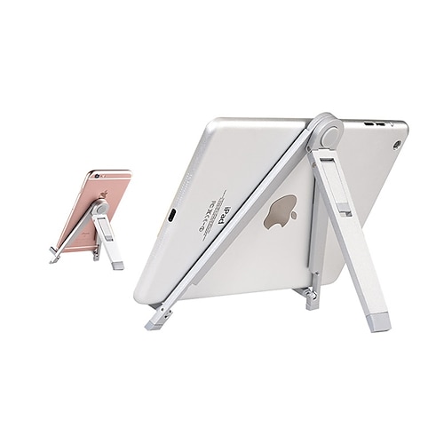 

Universal Durable Small Covenient Safety Skidproof Metal Layer Folding Holder for7-10 inch Cell phone And Tablet