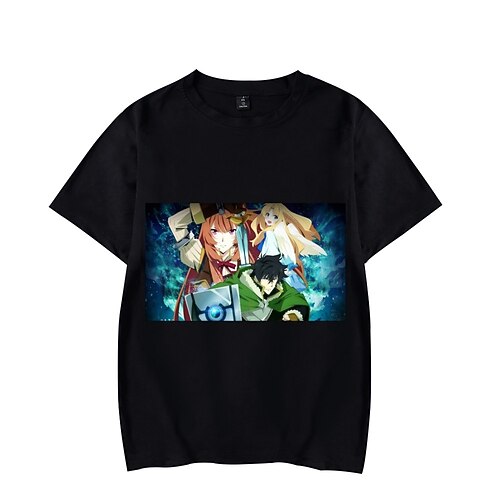

Inspired by The Rising of the Shield Hero Naofumi Iwatani Cosplay Costume T-shirt 100% Polyester Pattern Harajuku Graphic Kawaii T-shirt For Men's / Women's / Couple's