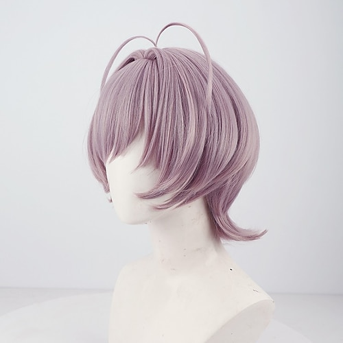 

Komi Can't Communicate Cosplay Cosplay Wigs Women's Bob 35 inch Heat Resistant Fiber kinky Straight Pink Teen Adults' Anime Wig