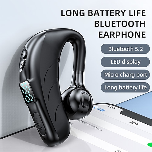 

P13 True Wireless Headphones TWS Earbuds Ear Hook Bluetooth 5.2 Sports HIFI ENC Environmental Noise Cancellation for Apple Samsung Huawei Xiaomi MI Fitness Everyday Use Traveling Mobile Phone