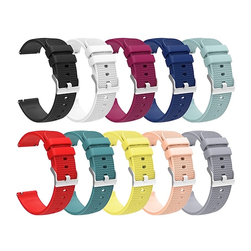 

2 PCS Smart Watch Band for Samsung Galaxy Gear S3 Frontier Gear S3 Classic Watch 46mm Watch 3 41mm Watch 3 45mm 20mm 22mm Silicone Smartwatch Strap Matte Adjustable Elastic Sport Band Replacement
