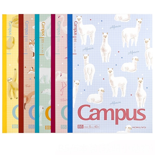 

5 pcs Journal Notebook Lined A5 5.8×8.3 Inch B5 6.9×9.8 Inch Simplicity Paper SoftCover Classsic 40 Pages Notebook for School Office Business