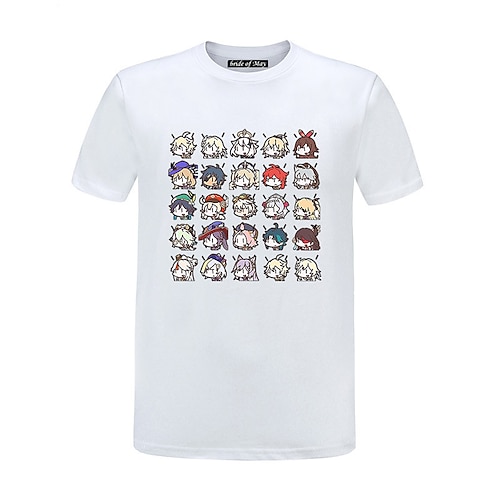 

Inspired by Genshin Impact Xiao Klee Zhongli T-shirt Cartoon Manga Anime Harajuku Graphic Kawaii T-shirt For Men's Women's Unisex Adults' Hot Stamping 100% Polyester