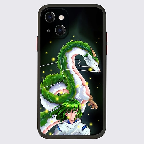 

Spirited Away Anime Phone Case For Apple iPhone 14 Pro Max 13 12 11 Pro Max Mini X XR XS 8 7 Plus Unique Design Protective Case Transparent Pattern Dustproof Back Cover TPU