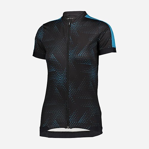 

21Grams Women's Short Sleeve Cycling Jersey Summer Spandex Black Red Polka Dot Bike Top Mountain Bike MTB Road Bike Cycling Quick Dry Moisture Wicking Sports Clothing Apparel / Athleisure