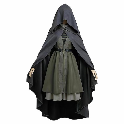 

Inspired by Elden Ring Melina Video Game Cosplay Costumes Cosplay Suits Fashion Long Sleeve Top Cloak Scarf Costumes / Waist Belt