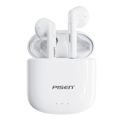 

PISEN LS03JL True Wireless Headphones TWS Earbuds Bluetooth5.0 Stereo HIFI with Charging Box for Apple Samsung Huawei Xiaomi MI Yoga Fitness Gym Workout Mobile Phone Office Business Travel