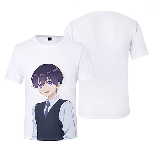 

Inspired by Shikimori's Not Just a Cutie Shikimori Micchon Cosplay Costume T-shirt 100% Polyester Pattern Harajuku Graphic Kawaii T-shirt For Men's / Women's / Couple's