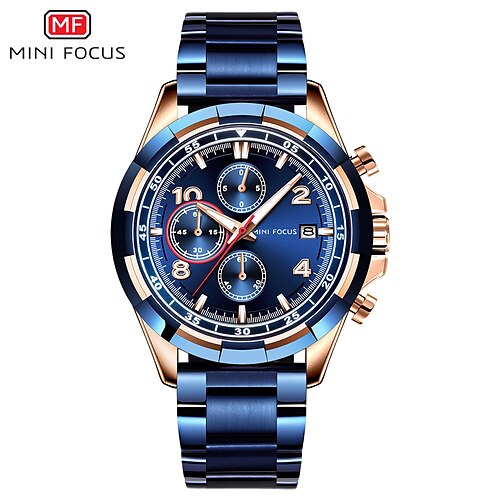 

MINI FOCUS Quartz Watch for Men Analog Quartz Stylish Stylish Modern Style Waterproof Calendar Alloy Alloy Fashion