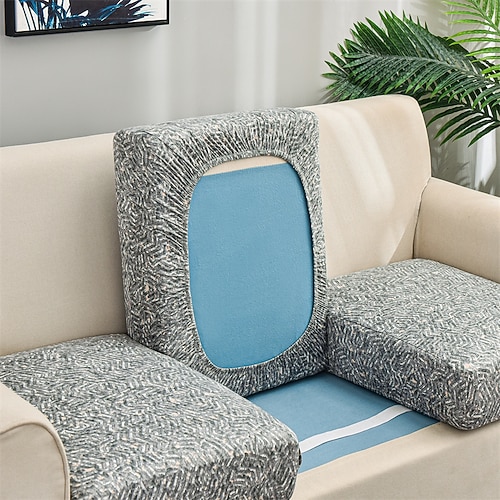 

Stretch Sofa Cushion Cover Couch Seat Slipcover Elastic for Sectional Couch Armchair Loveseat 4 or 3 seater Soft Durable Washable