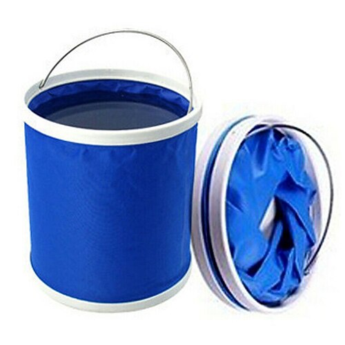 

9L Multifunctional Portable Folding Bucket Folding Travel Outdoor Fishing Camping Car Wash Bucket Portable Water Bucket Car Acce