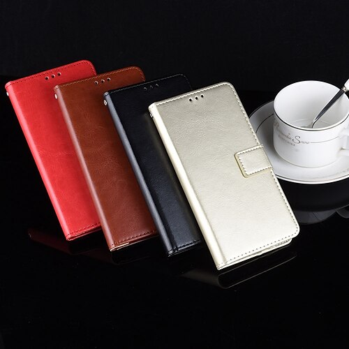 

Phone Case For Samsung Galaxy Wallet Card A53 S22 Ultra Plus S21 FE S20 Note 10 Shockproof with Wrist Strap Card Holder Slots Solid Colored PU Leather