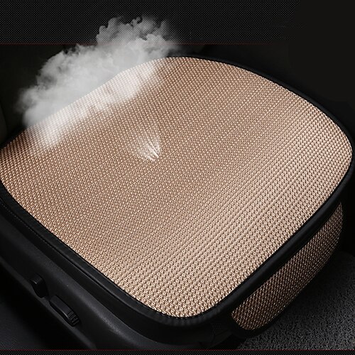 

StarFire 1 PCS Summer Car Seat Cover Breathable Ice Silk Four Seasons Car Seat Cushion Protector Pad Front Pad Fit for Most Car Models 6 Colors Optional