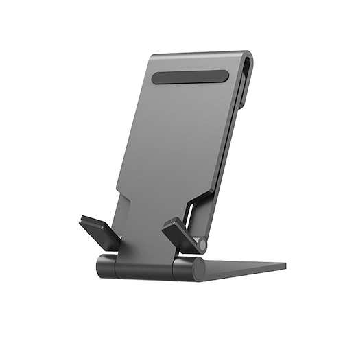 

Phone Stand Portable Foldable Slip Resistant Phone Holder for Desk Bedside Selfies / Vlogging / Live Streaming Compatible with Tablet All Mobile Phone Phone Accessory