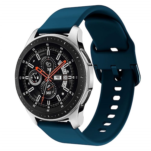 

1 pcs Smart Watch Band for Samsung Galaxy Gear S3 Classic LTE Watch 42mm Watch 46mm Watch 3 41mm Watch 3 45mm 20mm 22mm Silicone Smartwatch Strap Waterproof Adjustable Shockproof Sport Band