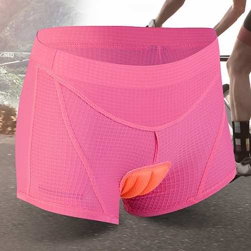 

Women's Cycling Underwear Shorts Bike Shorts Bike Underwear Shorts Mountain Bike MTB Road Bike Cycling Sports 3D Pad Cycling Breathable Quick Dry Black Rosy Pink Spandex Clothing Apparel Bike Wear