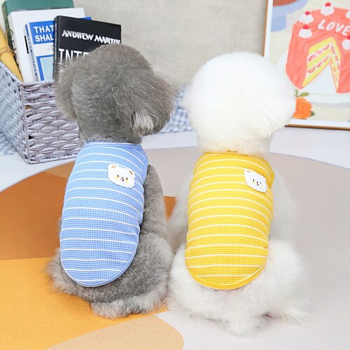 

Dog Cat Shirt / T-Shirt Dog Clothes Puppy Clothes Dog Outfits Warm Blue Red Yellow Costume for Girl and Boy Dog Knitted S M L XL XXL