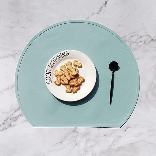 

Placemats Placemat Silicone Table Mats Heat Resistant Waterproof Washable Outdoor Placemats for Kitchen Dining Patio Table Decorations