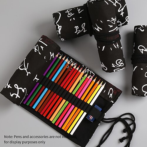 

PencilCasePenPouchMarkerBag Multifunction Canvas for School Student Kids