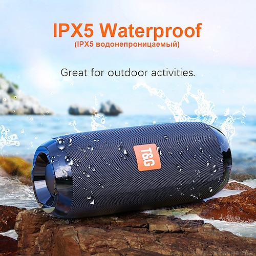 

Portable Bluetooth Speaker Wireless Bass Subwoofer Waterproof Outdoor Speakers Boombox AUX TF USB Stereo Loudspeaker Music Box
