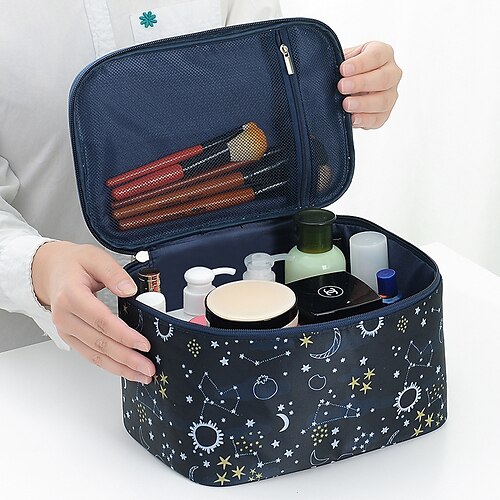 

Travel Cosmetic Bag Large-capacity Multi-functional Dust-proof Storage Box Convenient Carry-on Makeup Storage Box