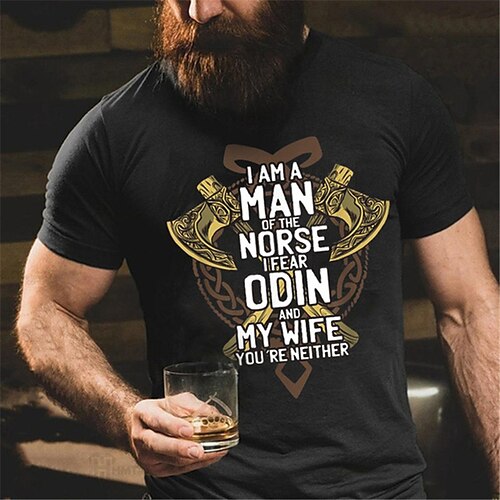 

Men's T shirt Hot Stamping Graphic Letter Crew Neck Street Casual Print Short Sleeve Tops Basic Fashion Classic Comfortable Black