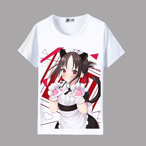

Inspired by Kaguya-sama: Love is War Shinomiya Kaguya Cosplay Costume T-shirt 100% Polyester Pattern Harajuku Graphic Kawaii T-shirt For Men's / Women's / Couple's