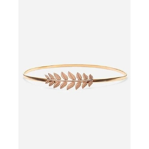 

Gold Leaf Metal Elastic Belt