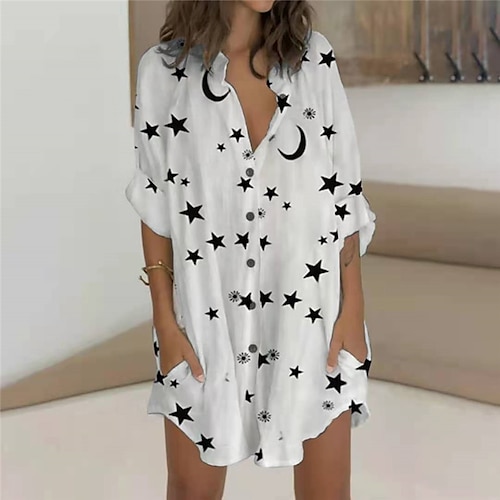 

Women's Loungewear Nightgown Nighty Butterfly Graphic Prints Fashion Comfort Home Street Satin Lapel Spring Summer Blue Yellow / Silk / Flower