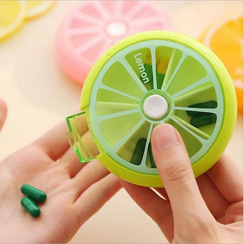 

Travel Pill Box / Case Plastic / ABSPC Multi-function / Convenient Fruit